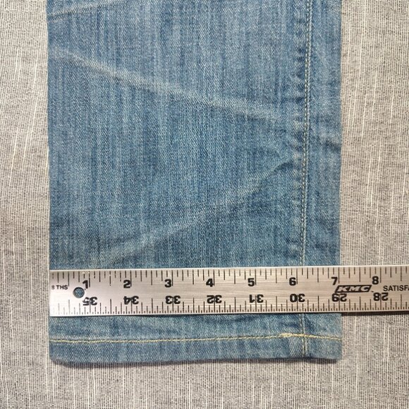 Robin's Jean Blue Straight Leg Jeans with Gold Accents - Picture 7 of 15